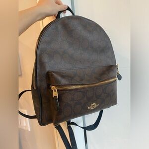 Coach monogram backpack